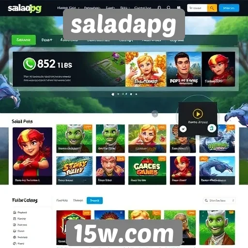 Recursos e funcionalidades do site saladapg para jogadores